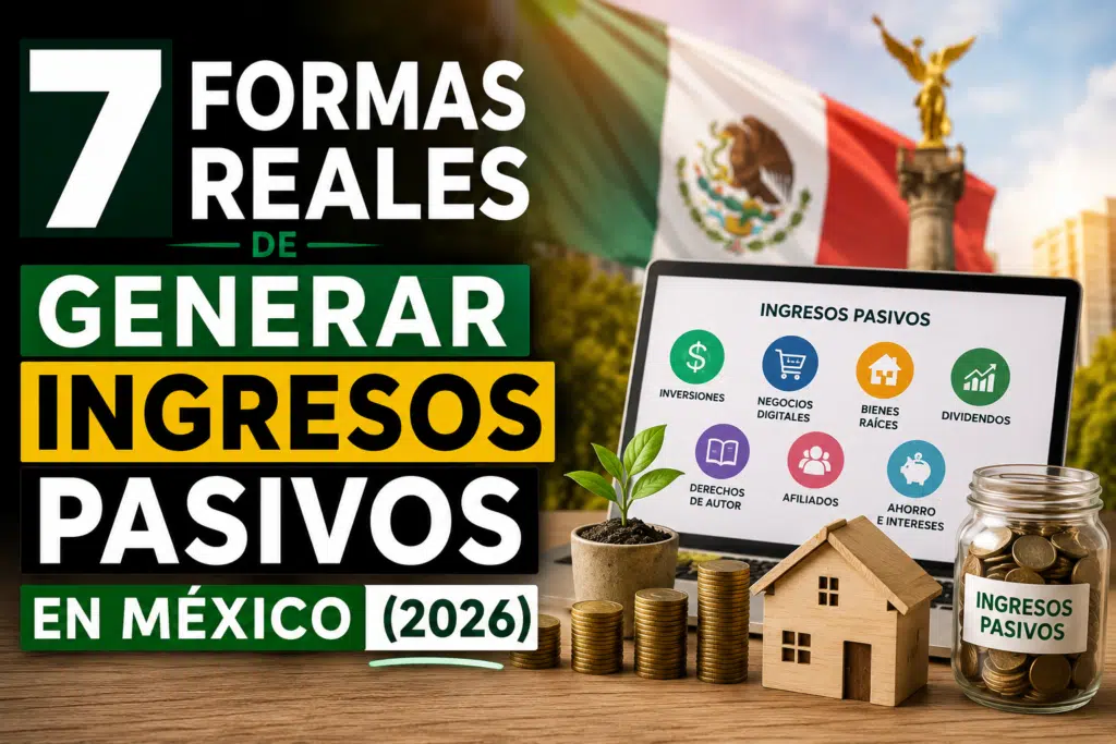 Siete formas reales de generar ingresos pasivos en Mxc3xa9xico