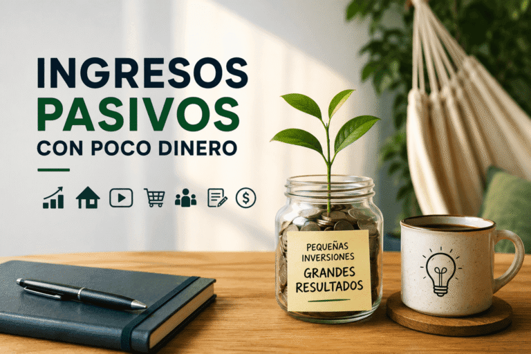 ingresos pasivos con poco dinero