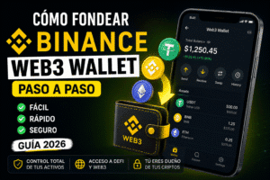 cómo fondear Binance Web3 Wallet
