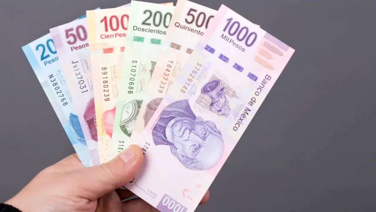 Billetes de peso mexicano en la mano que ilustran el efecto de la tasa de Banxico en tus CETES y tu ahorro